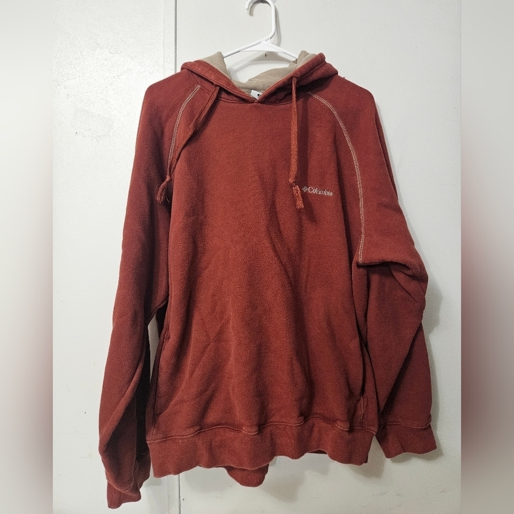 Columbia Men's Brick Red Hoodie!